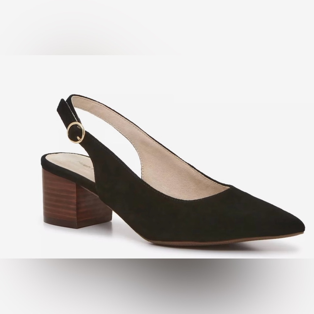 Hush Puppies Sofie Pump - Black Slingback; size 8